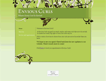 Tablet Screenshot of enviouscurls.com